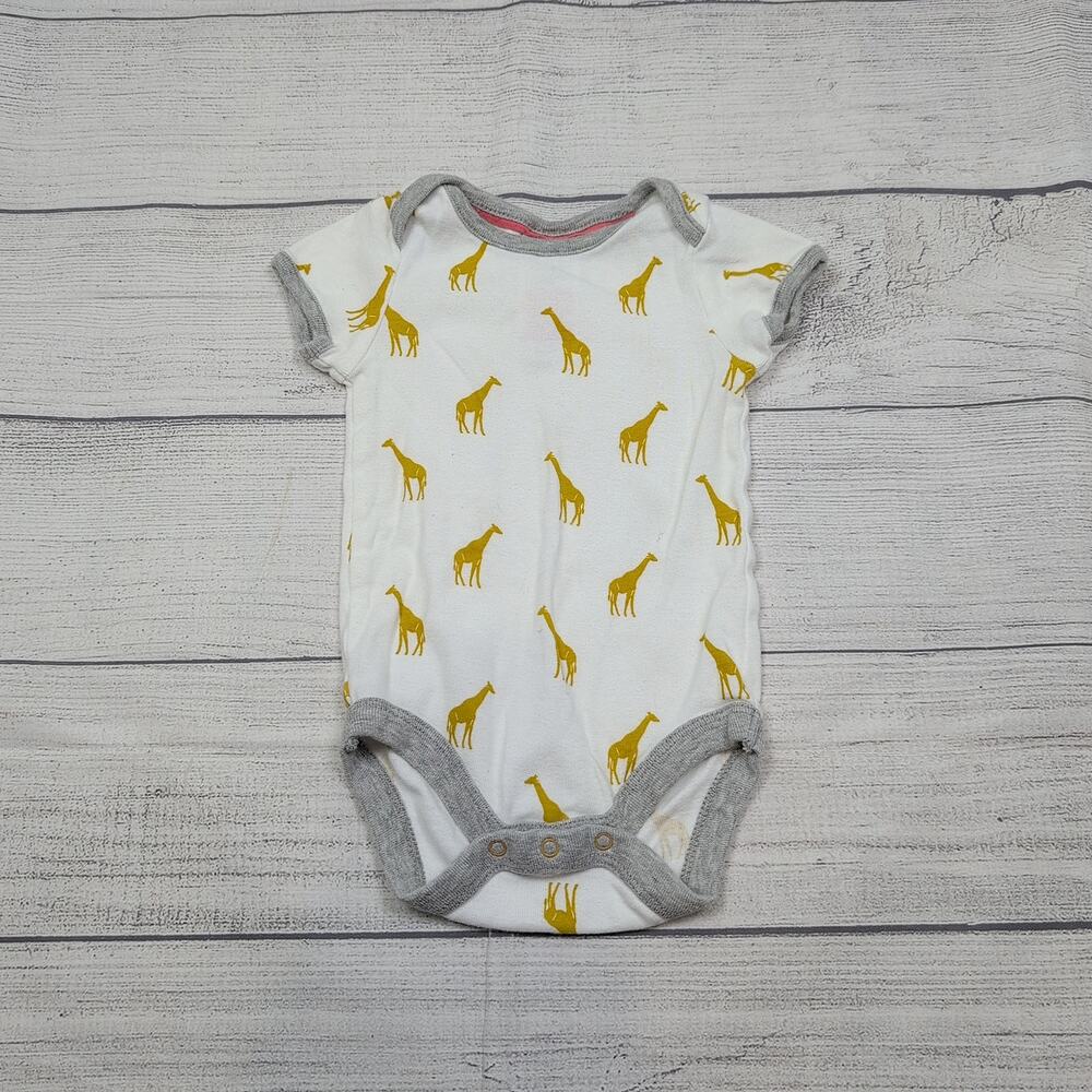 3/6m Baby Boden Giraffe Bodysuit